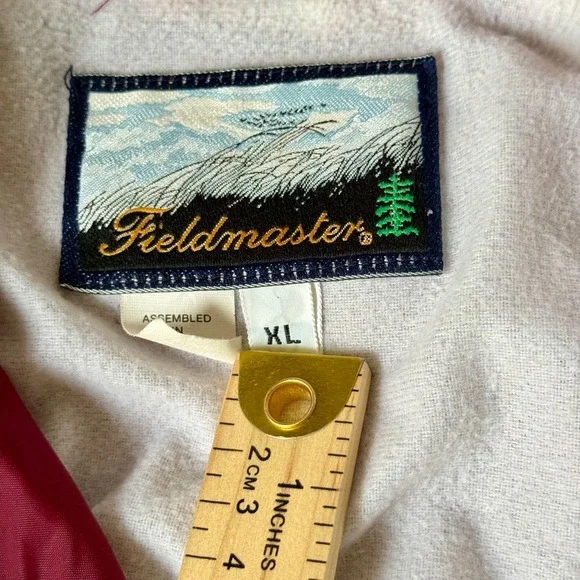 Coaches Jacket XL 90s Indie Athletic Retro Sportswear Fleece Lined Windbreaker - Picture 2 of 7